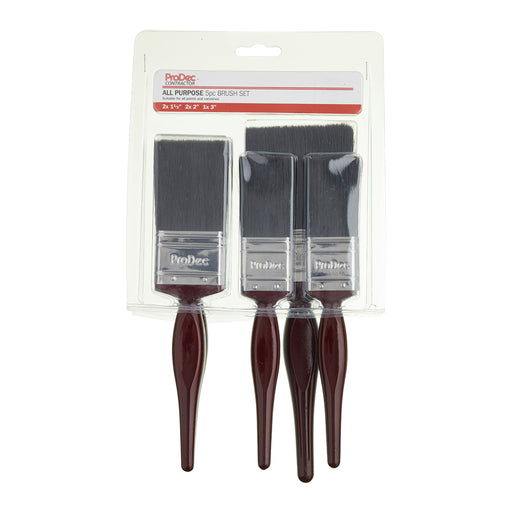 ProDec 5pc All Purpose Paint Brush Set