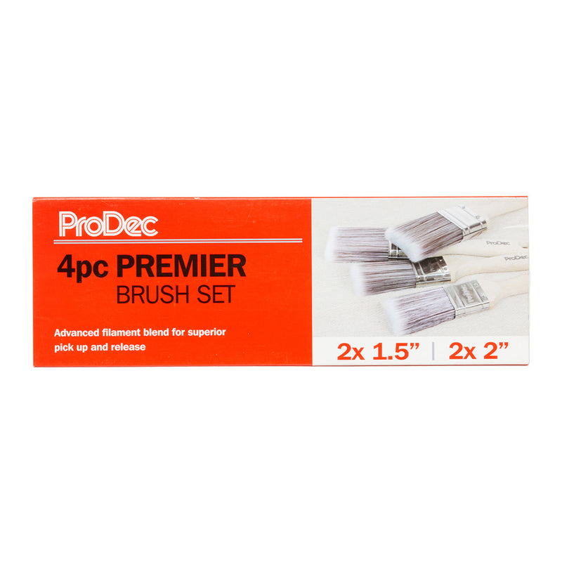 ProDec 4pc Premier Paint Brush Set