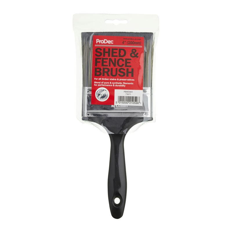 ProDec 4" Shed & Fence Brush