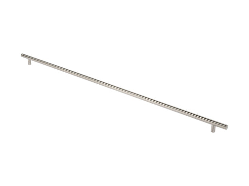 30Mm Dia. T Bar Pull Handle - 1630Mm C/C - Bolt Through Fixing - Satin Stainless Steel