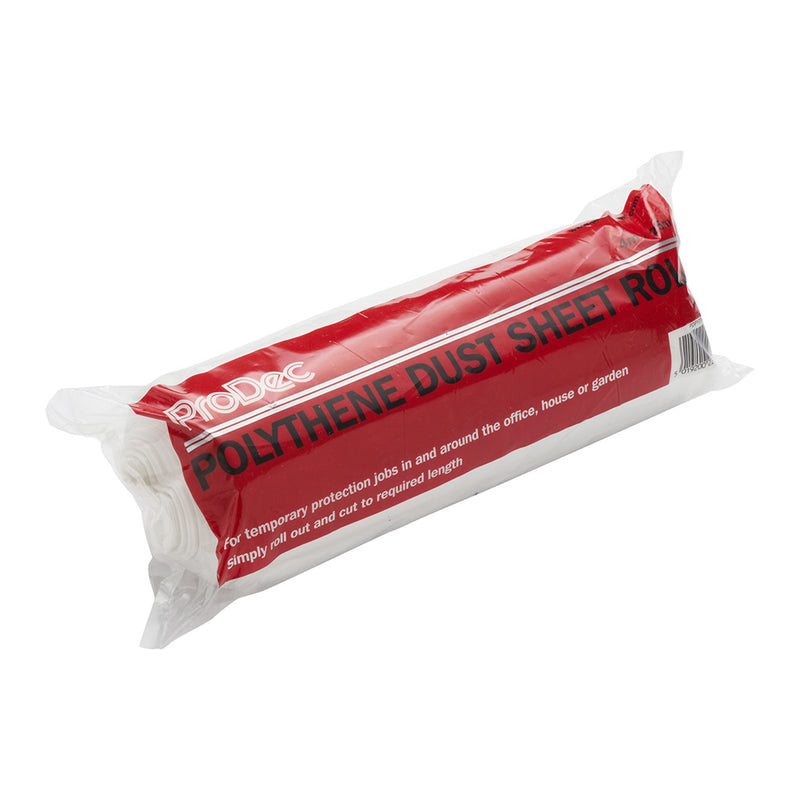 ProDec 100sqm (4m x 25m) Polythene Dust Sheet Roll