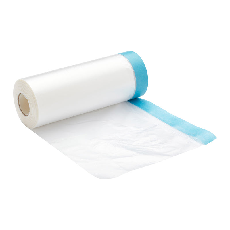ProDec 110cm x 25m Pre-Masked Polythene Dust Sheet Roll