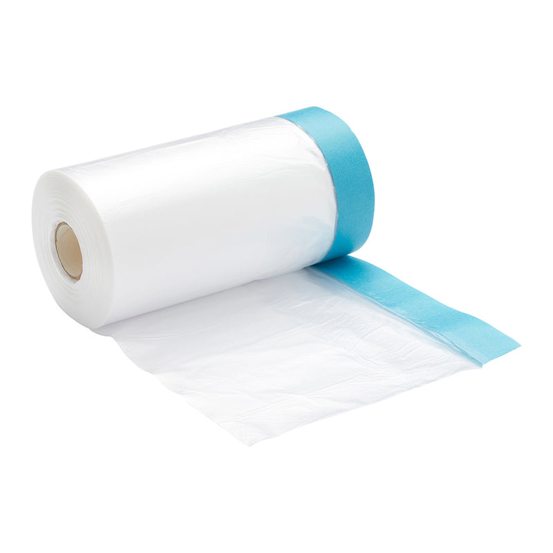 ProDec 180cm x 25m Pre-Masked Polythene Dust Sheet Roll