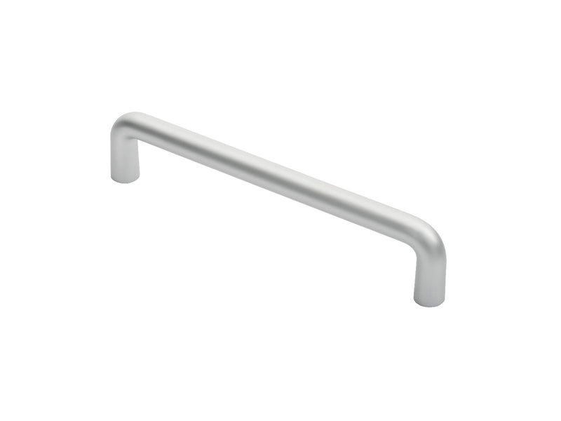 22Mm Dia D Pull Handle - 300Mm C/C (Cast) - Satin Anodised Aluminium