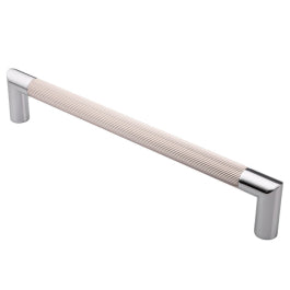 Trend Lines Pull Handle - 300Mm C/C - Bolt Through Fixing - Polished Chrome/Satin Nickel
