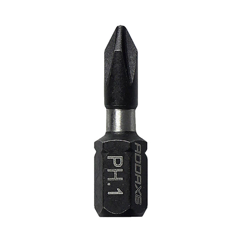 TIMCO X6 Impact Phillips Driver Bit - No.1 x 25