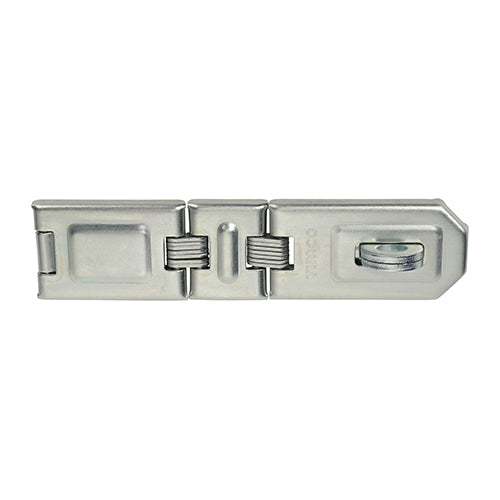 TIMCO Hasp and Staple Double Hinged Silver