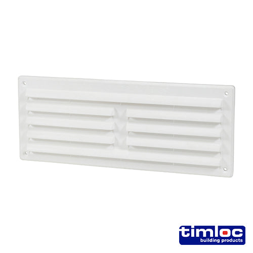 Timloc Louvre Grille Vent Flyscreen White