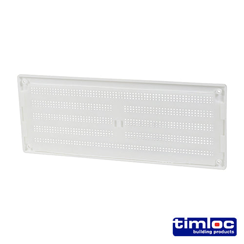 Timloc Louvre Grille Vent Flyscreen White