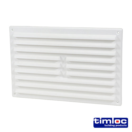 Timloc Louvre Grille Vent Flyscreen White