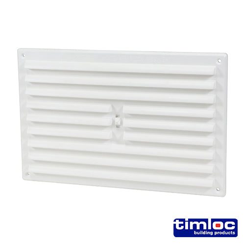 Timloc Hit and Miss Grille Vent White