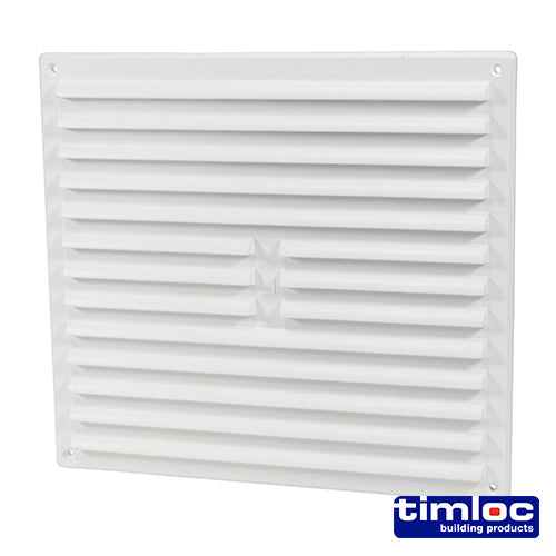 Timloc Louvre Grille Vent White