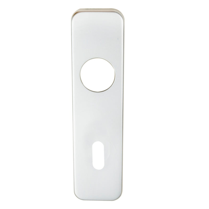 57Mm C/C Lock Plate (Pair) - Satin Anodised Aluminium