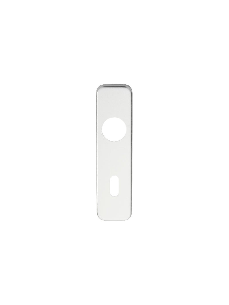 57Mm C/C Lock Plate (Pair) - Satin Anodised Aluminium