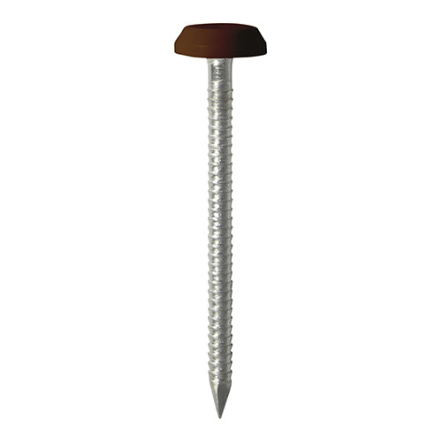 TIMCO Polymer Headed Nails A4 Stainless Steel White - 40mm