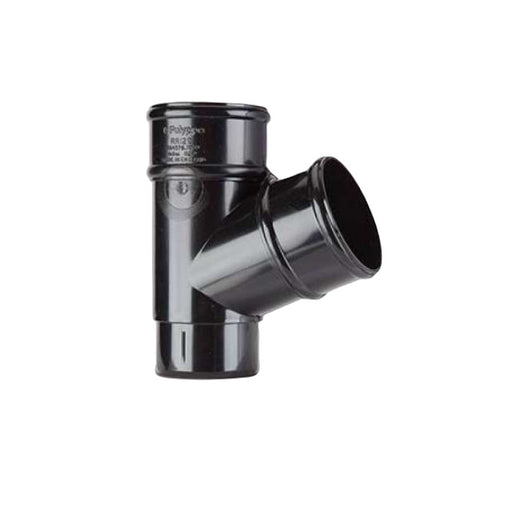 POLYPIPE RAINWATER 68mm x 112.5deg D/PIPE BRANCH RR129B