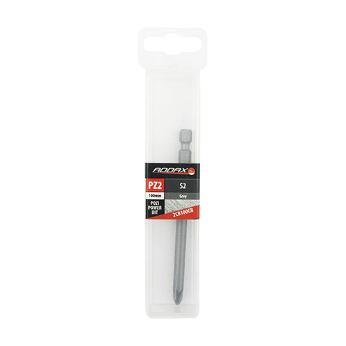 TIMCO Pozi Driver Bit S2 Grey - No.1 x 25