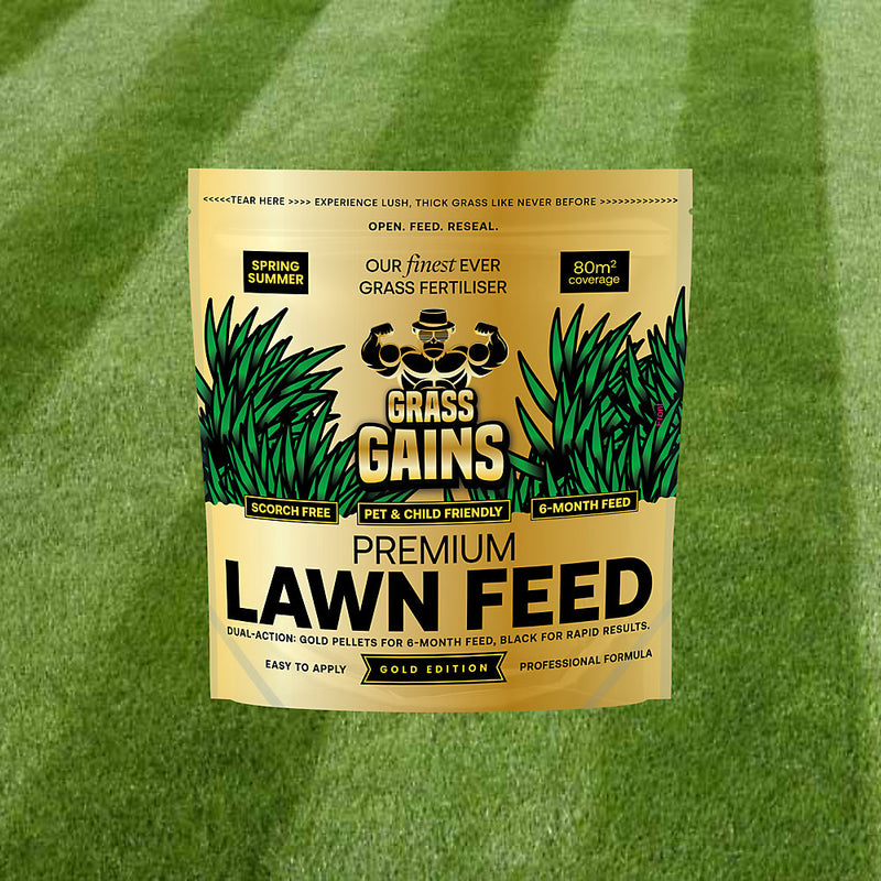 Premium Lawn Feed- Lawn Feed with controlled release technology giving you a lush green lawn for up 6 months. Treats 80m2