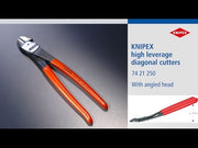 Draper Knipex High Leverage Diagonal Side Cutter, 250mm 09453 Draper - Town Tools