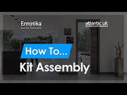 Ermetika Absolute EvoKit Single Frameless Pocket Door System 926x2040mm - WT 125mm