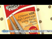 Draper VDE Approved Fully Insulated Combination Pliers, 160mm 69170 Draper - Town Tools