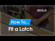 Atlantic Heavy Duty Bolt Through Tubular Latch 4"