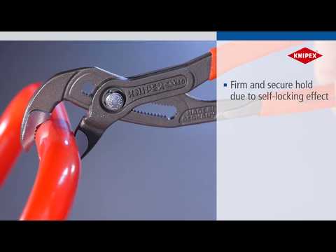 Draper Knipex Cobra 87 26 250 VDE Chrome Waterpump Pliers, 250mm 34672 Draper - Town Tools