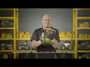 Dewalt Respiration P3 Full Face Mask Respirator - Medium DEWALT Respiration - RockBottom Northampton