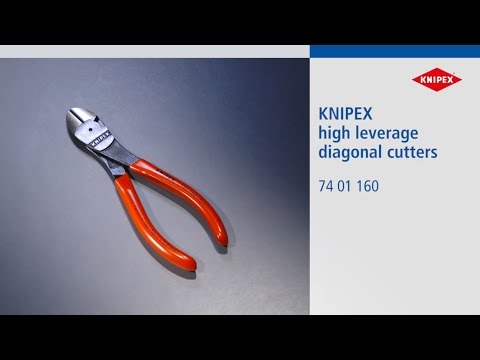 Draper Knipex 74 01 160 High Leverage Diagonal Side Cutter, 160mm 55522 Draper - Town Tools