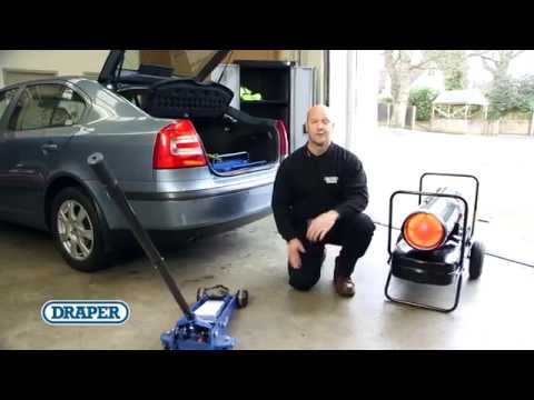 Draper Jet Force Diesel, Kerosene and Paraffin Space Heater, 75,000 BTU/22 kW Draper - Town Tools