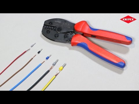 Draper Knipex 97 52 38SB Preciforce Crimping Pliers, 0.25 - 6.0mm, 220mm 41479 Draper - Town Tools