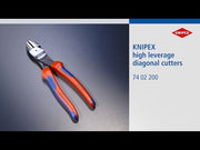 Draper Knipex 74 02 200 High Leverage Diagonal Side Cutter with Comfort Grip Han Draper - Town Tools