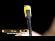 Dewalt Telecoms USB C to USB C 100W Reinforced Charging Cable 1.2m (4ft) DEWALT Telecoms - RockBottom Northampton