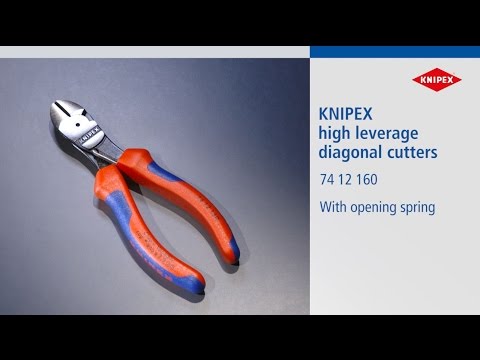 Draper Knipex 74 12 160 High Leverage Diagonal Side Cutters with Return Spring, Draper - Town Tools