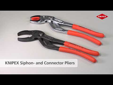 Knipex Plastic Pipe Grip Pliers Black 250mm Knipex - RockBottom Northampton