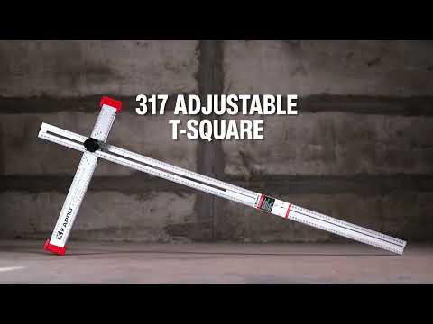 Kapro 317 Adjustable T-Square 120cm Kapro - RockBottom Northampton