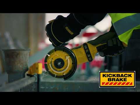 Dewalt Power Tools DCG418X2 XR FlexVolt Grinder 125mm 54V 2 x 3.0Ah Li-ion DeWALT Power Tools - RockBottom Northampton