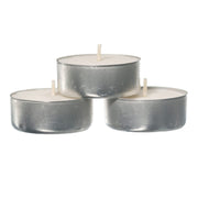 Prices Patent Candles White Tealights Bag, Pack of 50, Wax, l x 3.8 cm w x 1.8 cm h, Unscented
