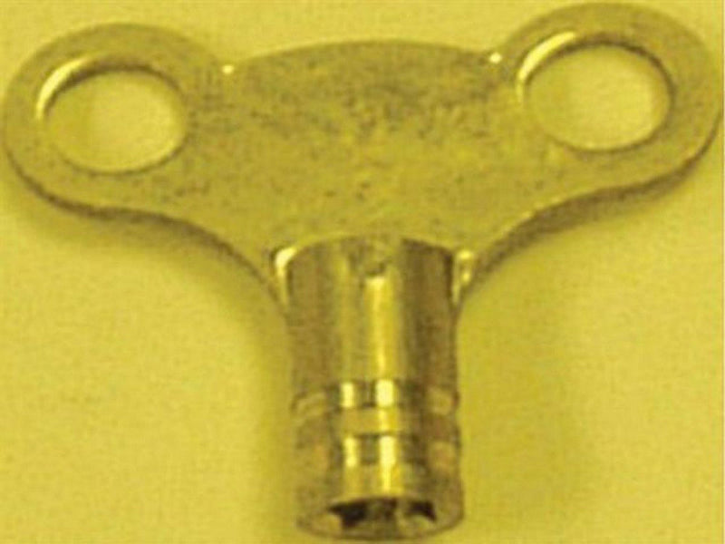 Primaflow Brass Air Vent Key Clock Style Radiator Bleed Tool