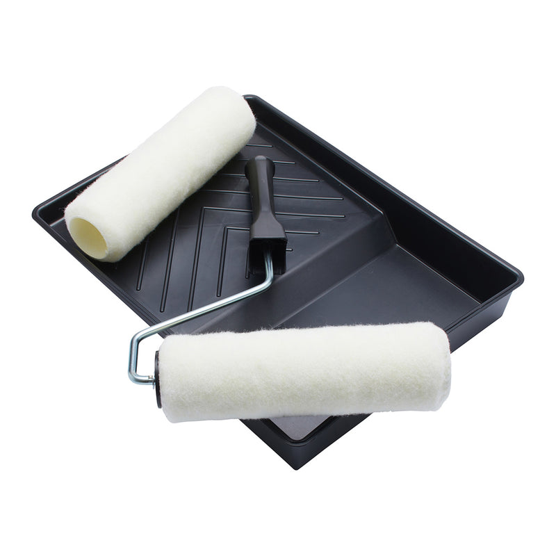 ProDec Contractor 9" x 1.75" 4pc Twin Medium Pile Polyester Roller Set