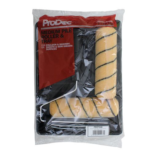 ProDec 9" x 1.75" 4pc Twin Medium Pile Tiger Roller Set