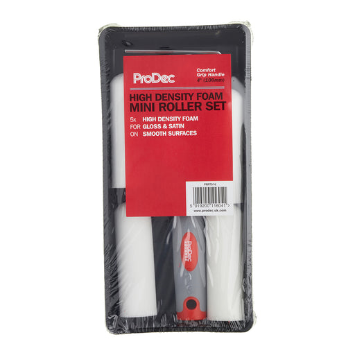 ProDec 7pc Foam 4" Mini Roller Set