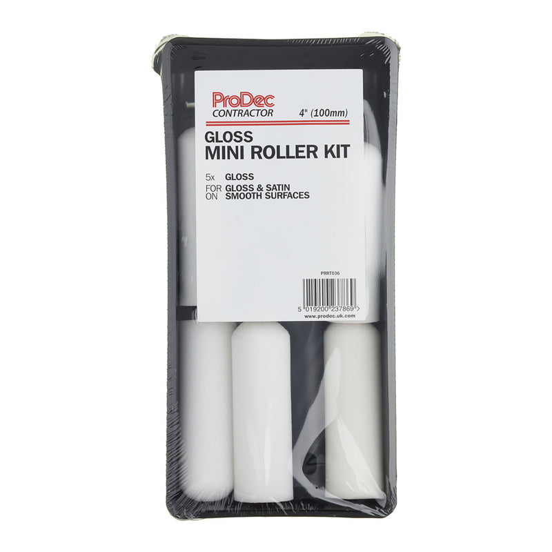 ProDec Contractor 7pc Foam 4" Mini Roller Set