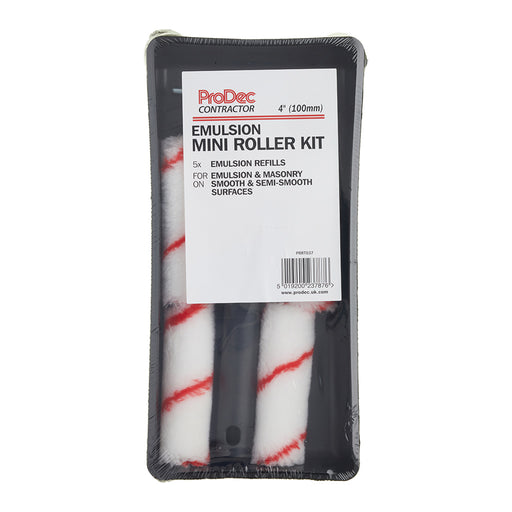 ProDec Contractor 7pc Emulsion 4" Mini Roller Set