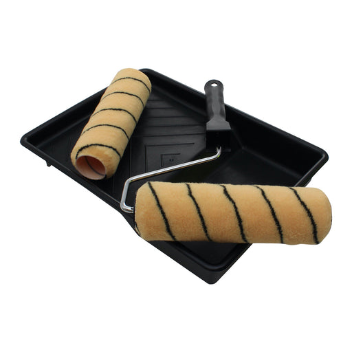 ProDec 9" x 1.5" 4pc Twin Medium Pile Tiger Roller Set
