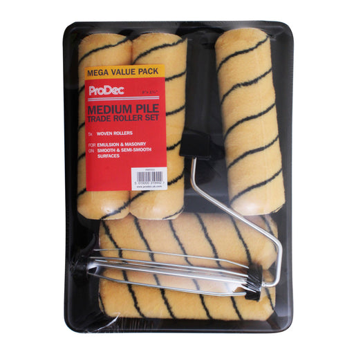 ProDec 9" x 1.75" 7pc Medium Pile Tiger Roller Set