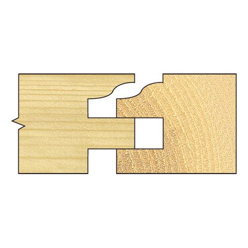 C155X8MMTC - Ogee profile scriber set