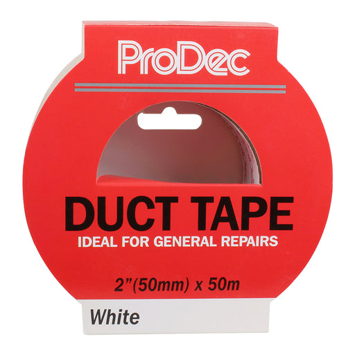 ProDec 2" x 50m White Duct Tape