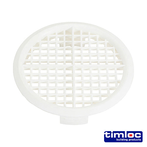 Timloc Push-in Soffit Vent Grey - 70.0