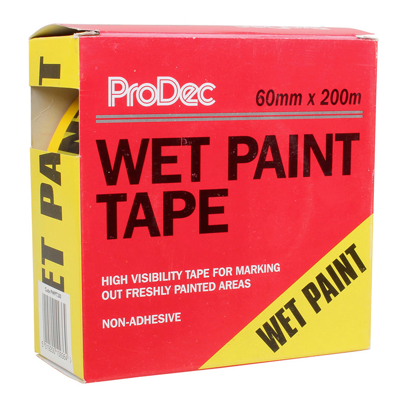 ProDec 60mm x 200m Non-Adhesive Wet Paint Tape